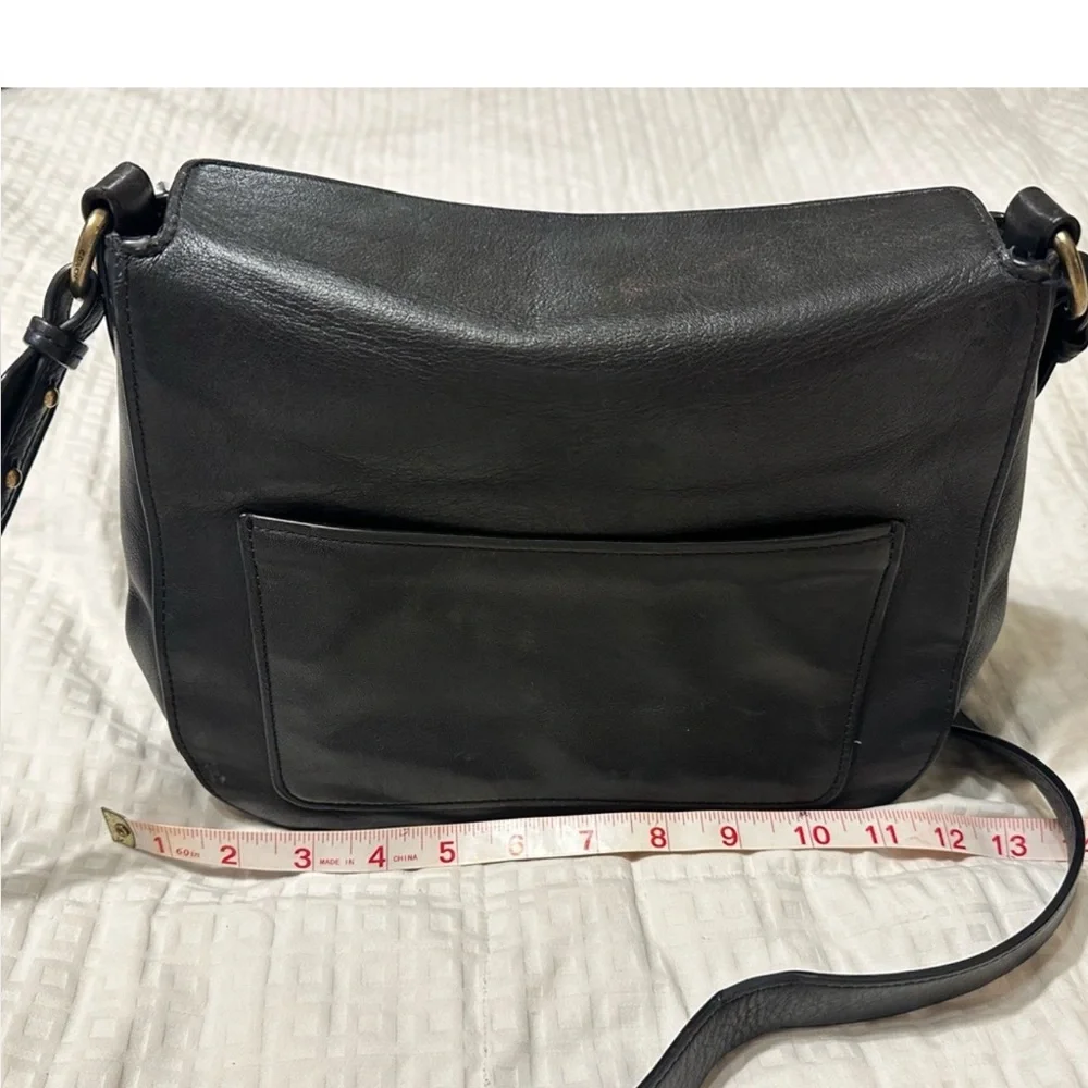 Black Coach Leather Crossover Bag - Picture 4 of 12